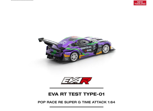 Load image into Gallery viewer, (Pre-order) POP RACE 1/64 EVA RT TEST TYPE-01 RE Super G Time Attack Diecast Car
