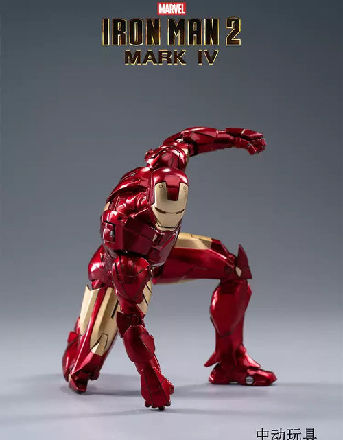 Load image into Gallery viewer, ZD Toys Marvel Avengers 1/10 Iron Man MK4 Action Figure with Lighting Function
