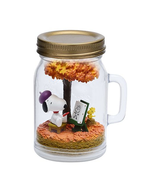 Load image into Gallery viewer, Re-Ment Snoopy &amp; Woodstock Terrarium On Vacation Figure (Set of 6)
