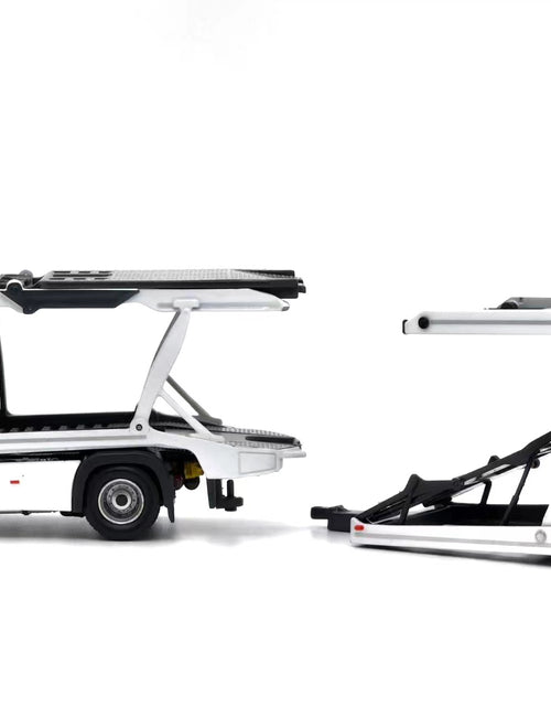 Load image into Gallery viewer, (In Stock) Tiny City - Mercedes-Benz Actros MP5 Transporter (White) Model car
