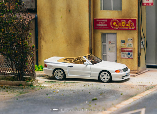 Load image into Gallery viewer, Tarmac Works 1/64 Mercedes-Benz SL 500 Koenig Specials White
