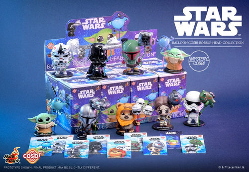 Load image into Gallery viewer, Hot Toys Star Wars Balloon Cosbi Bobble-Head Collection Figure Set (Set of 8)

