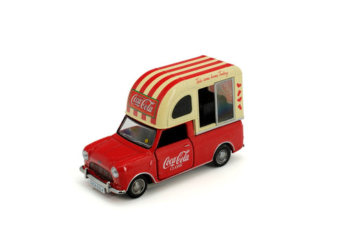 Load image into Gallery viewer, Tiny City Die-cast Model Car 1/50 Morris Mini Pickup Coca-Cola
