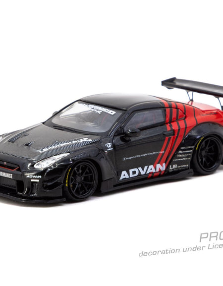 (Pre-order) Tarmac Works 1/64 LB Works Nissan GT-R Type 2 Advan Diecast Model