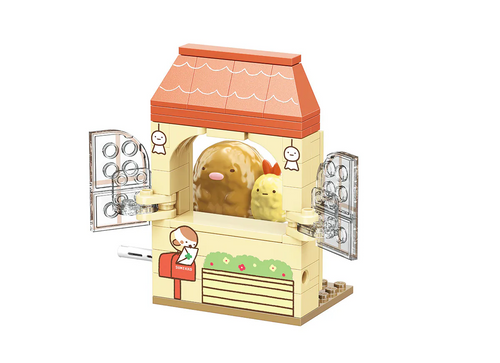 Load image into Gallery viewer, Qman Keeppley Sumikko Gurashi Tonkatsu's windows Building Block Set
