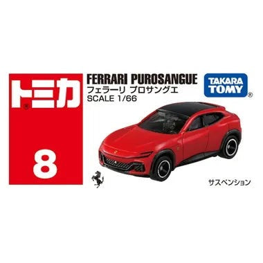 Load image into Gallery viewer, Takara Tomy Tomica Die-cast Car - 1/66 No.03 Ferrari Purosangue
