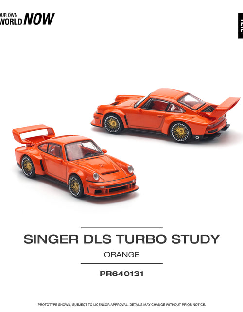 Load image into Gallery viewer, POPRACE 1/64 SINGER DLS TURBO (TRACK) ORANGE *New Tooling Model Car
