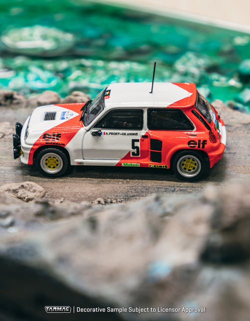 Load image into Gallery viewer, Tarmac Works 1/64 Renault 5 Turbo  Rallye du Var 1982 Alain Prost
