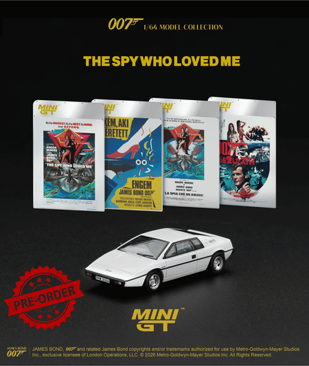 (Pre-order)Mini GT #925 007 Lotus Esprit S1 The Spy Who Loved Me English Blister