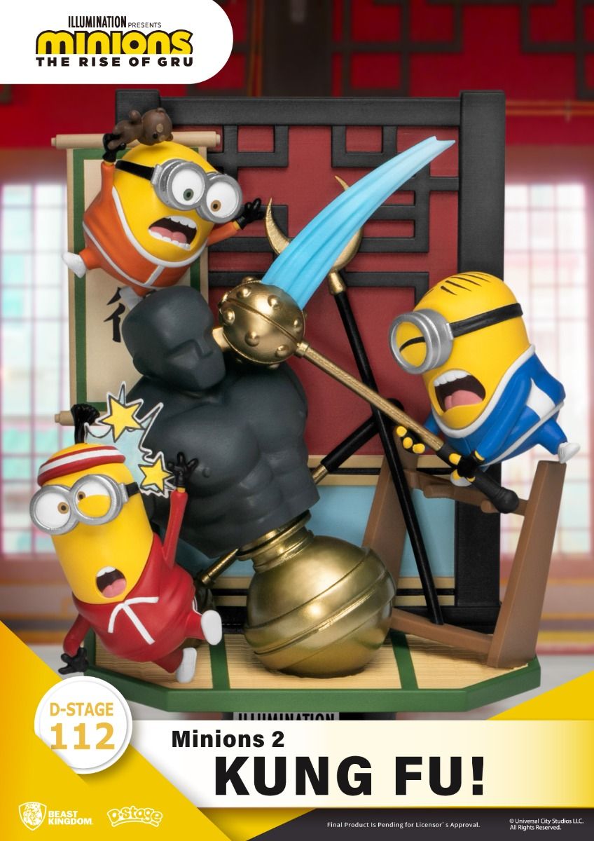 Beast Kingdom Diorama Stage-112 - Minions 2 - Kung Fu!