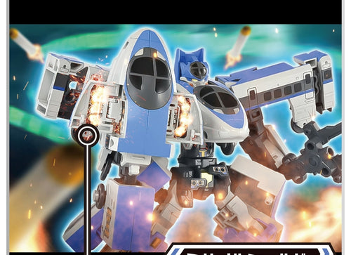 Load image into Gallery viewer, Takara Tomy Shinkansen Transforming Robot SGX08 Shinkalion 500 Kodama
