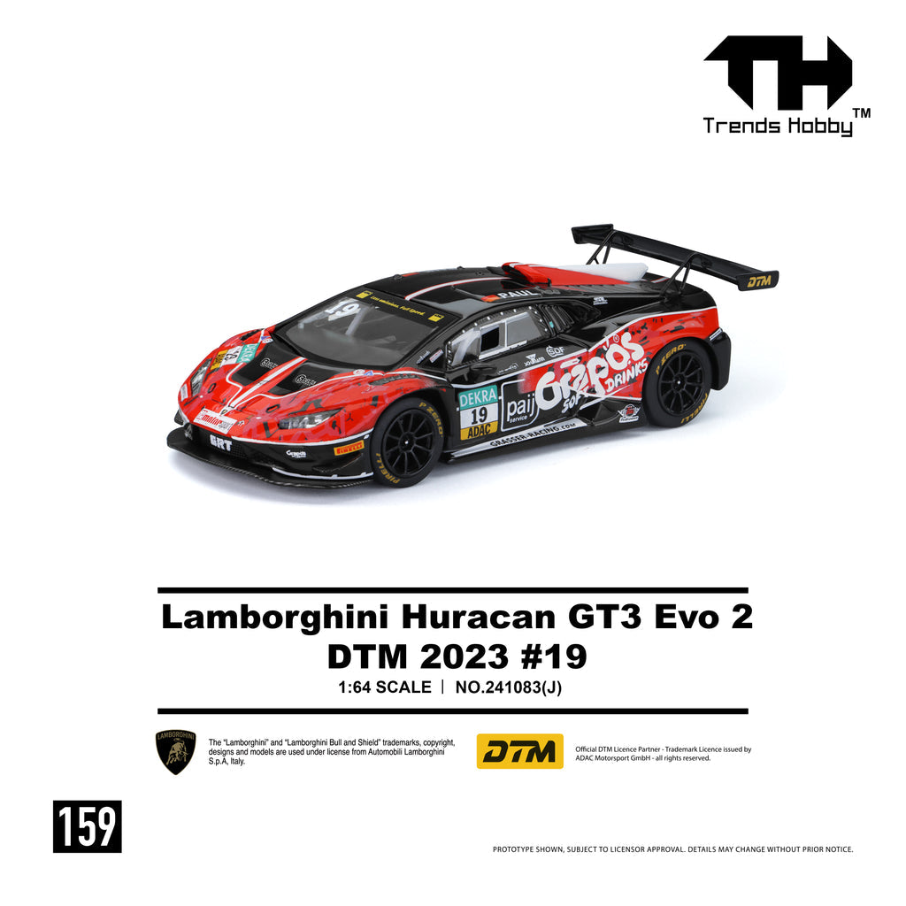 (Pre-order) Trends Hobby 1/64 - #241083(J) Lamborghini Huracan GT3 EVO2 DTM  #19
