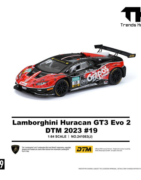 (Pre-order) Trends Hobby 1/64 - #241083(J) Lamborghini Huracan GT3 EVO2 DTM  #19