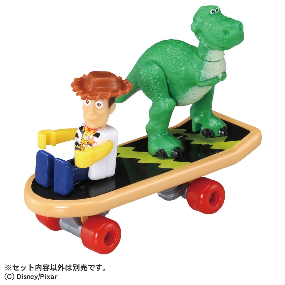 Takara Tomy Dream Tomica Toy Story 5 SP Ride On Rex & Skateboard
