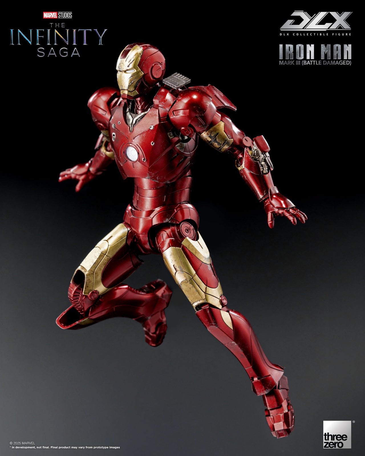 ThreeZero  Marvel The Infinity Saga DLX Iron Man Mark 3 (Battle Damaged ver.)