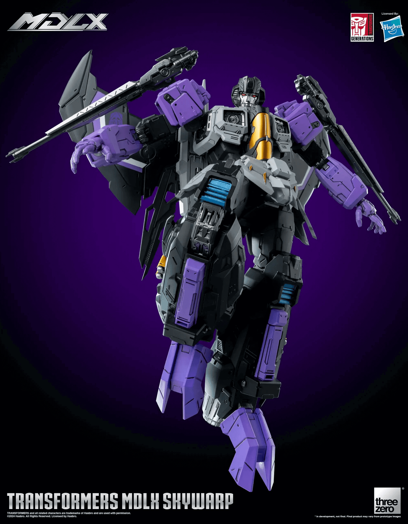 Threezero Transformers MDLX Action Figure Skywarp 20 CM