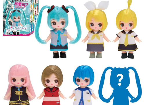 Load image into Gallery viewer, Takara Tomy Petit Licca-chan Licca Hatsune Miku Collection Dolls (Full set of 6)
