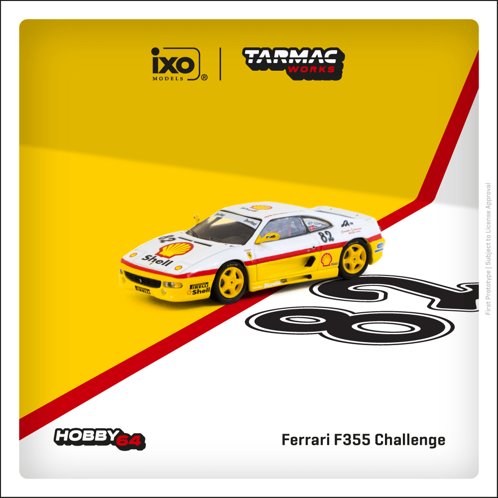 Tarmac Works 1/64 Ferrari F355 Challenge 1999 Diecast Model Car