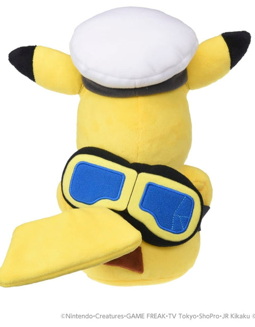 Load image into Gallery viewer, Takara Tomy Pokemon Soft Plush Toy Captain Pikachu Goggles Ver.25cm

