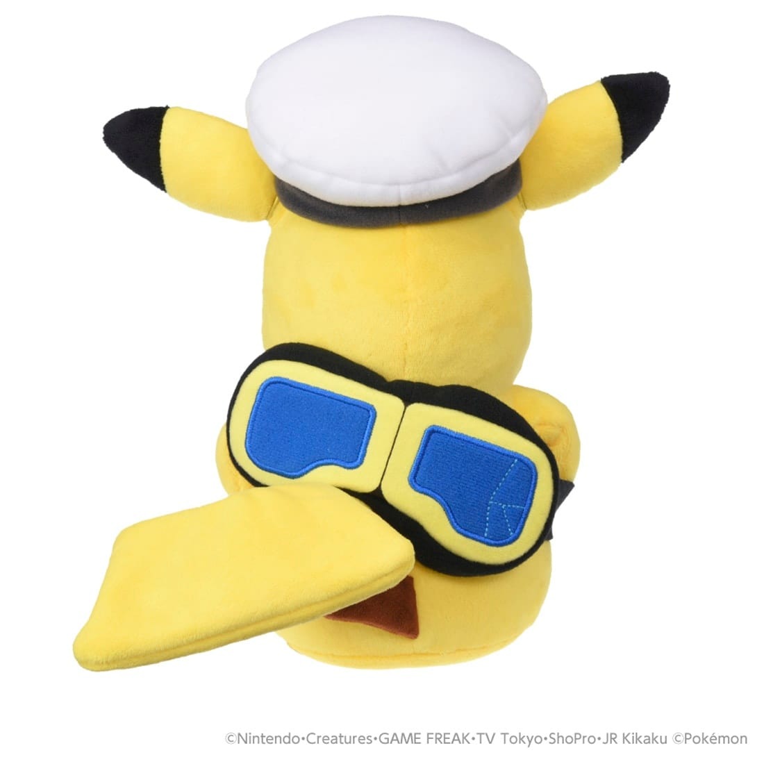 Takara Tomy Pokemon Soft Plush Toy Captain Pikachu Goggles Ver.25cm