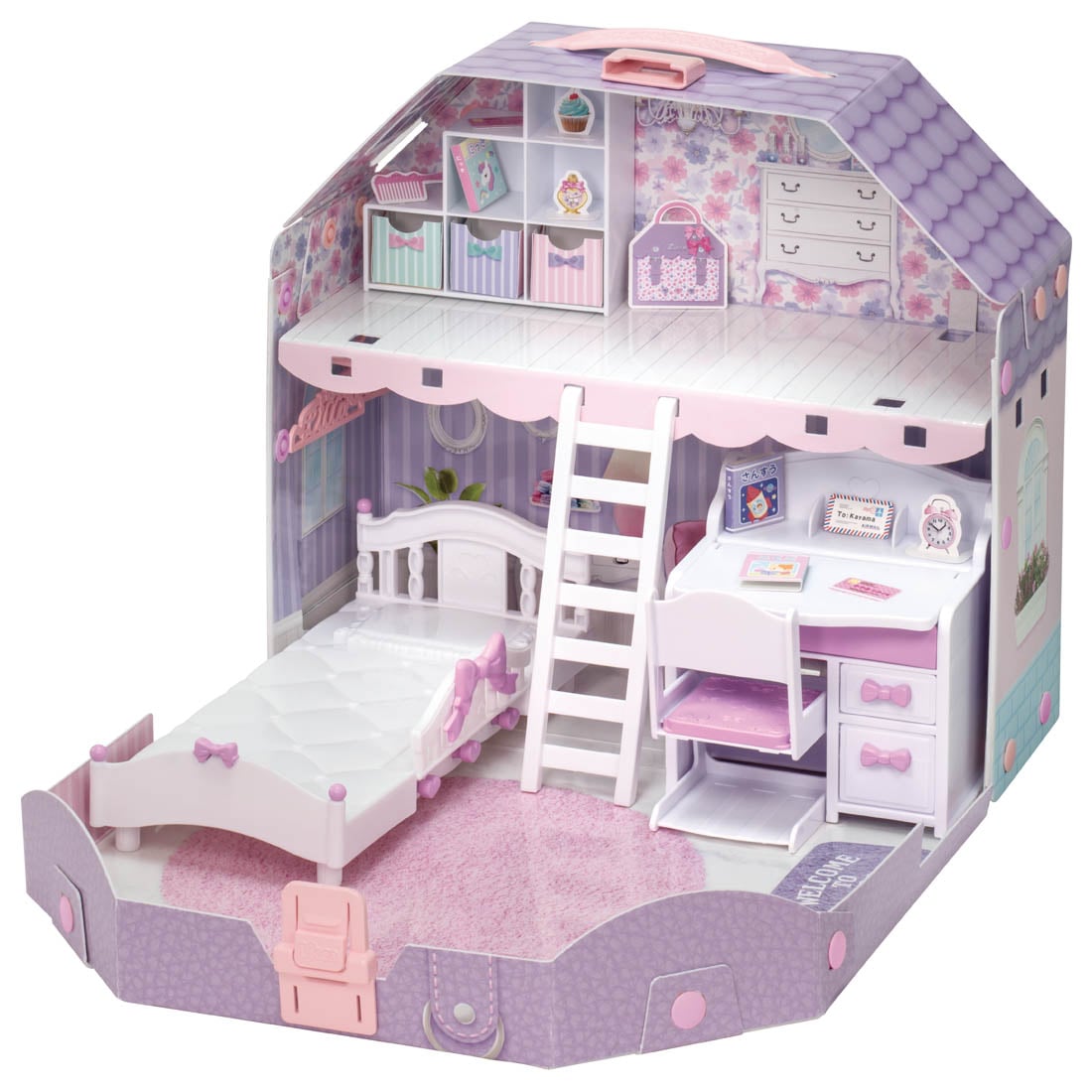 Takara Tomy Licca Chan Doll Accessory -  Licca House Licca`s Room w/Loft