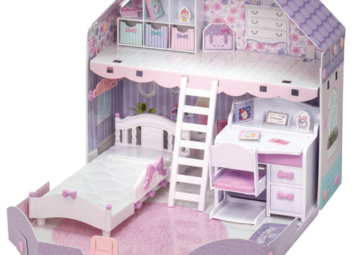 Load image into Gallery viewer, Takara Tomy Licca Chan Doll Accessory -  Licca House Licca`s Room w/Loft
