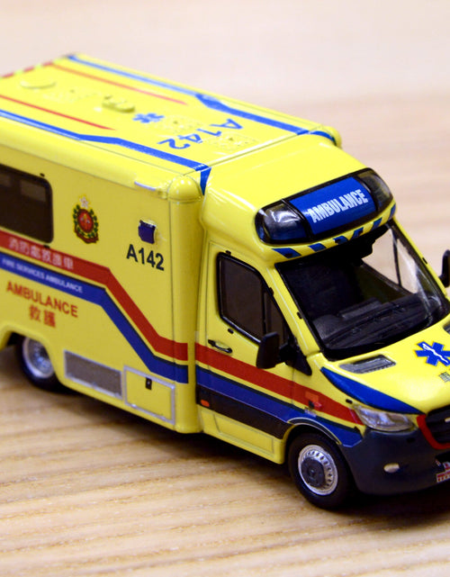 Load image into Gallery viewer, Tiny FSD 08 Die-cast Model Car - MERCEDES-BENZ Sprinter FL HKFSD Ambulance A142
