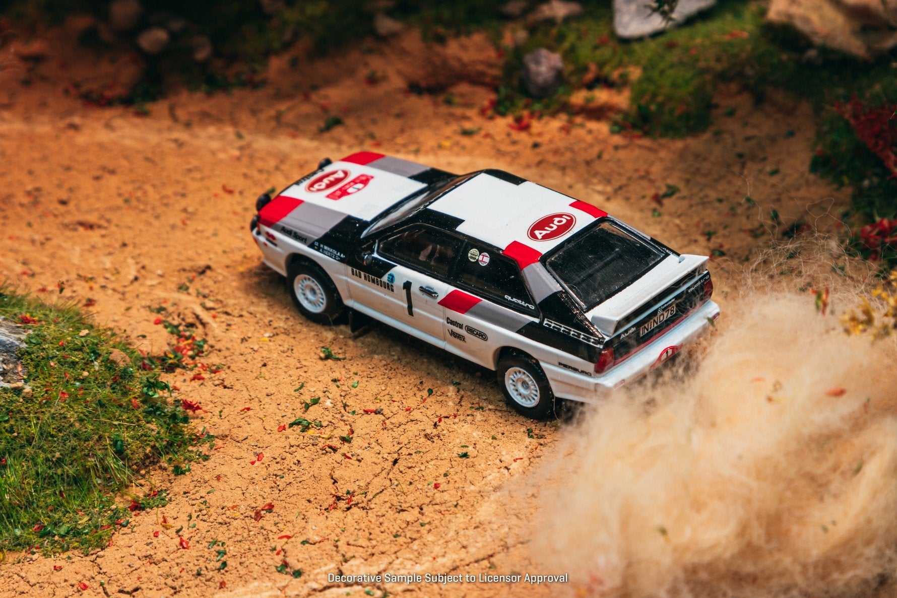 (Pre-order) Tarmac Works Audi Quattro A1 Lombard RAC Rally 1982 #1 Winner Model