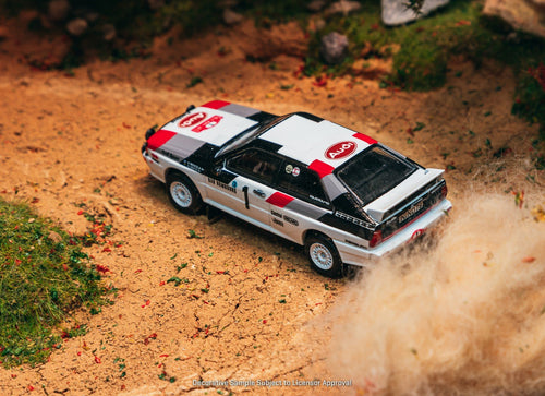 Load image into Gallery viewer, (Pre-order) Tarmac Works Audi Quattro A1 Lombard RAC Rally 1982 #1 Winner Model
