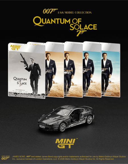 (Pre-order) Mini GT #924 007 Aston Martin DBS Quantum of Solace English Blister