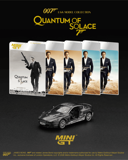 (Pre-order) Mini GT #924 007 Aston Martin DBS Quantum of Solace English Blister