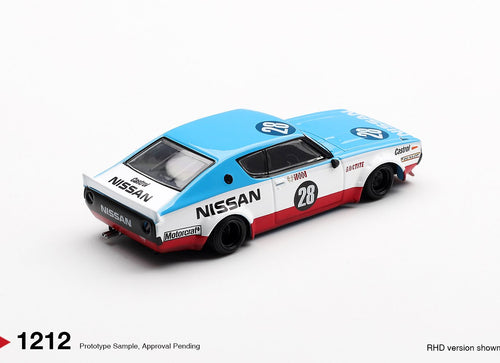Load image into Gallery viewer, (Pre-order) MINI GT #1212 Nissan Skyline Kenmeri Liberty Walk Racing '75 concept
