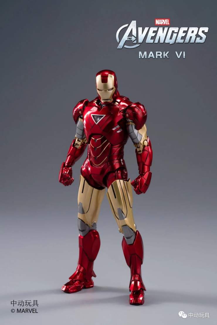 ZD Toys Marvel Avengers 1/10 Iron Man MK6 Action Figure