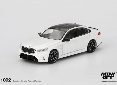 Load image into Gallery viewer, (Pre-order) MINI GT 1/64 #1092 BMW M5 Alpine White LHD Diecast Model Car
