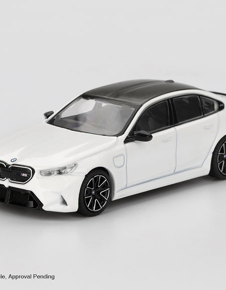 MINI GT 1/64 #1092 BMW M5 Alpine White RHD Diecast Model Car