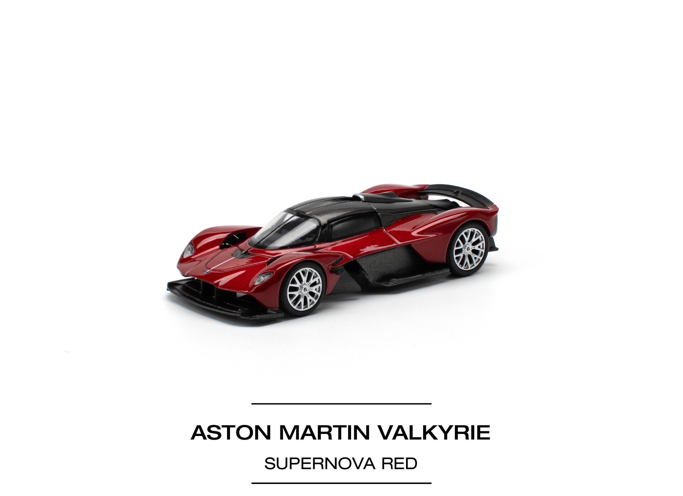 POPRACE 1/64 ASTON MARTIN VALKYRIE SUPERNOVA RED Diecast model car
