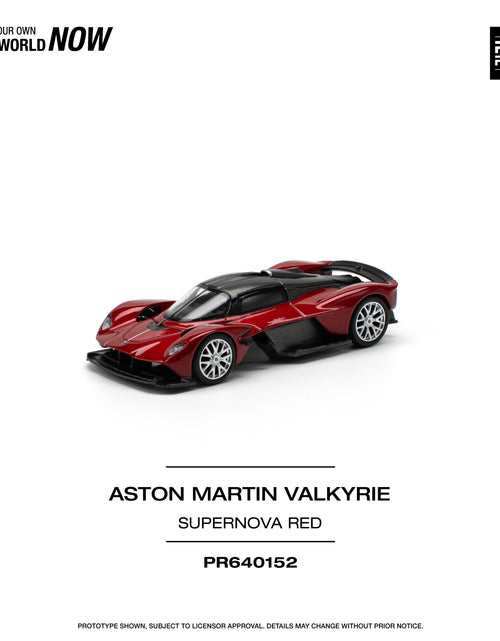 Load image into Gallery viewer, POPRACE 1/64 ASTON MARTIN VALKYRIE SUPERNOVA RED Diecast model car
