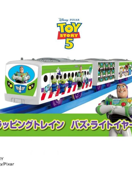 Takara Tomy Plarail Toy Story 5 Wrapping Train Buzz Lightyear Train Set