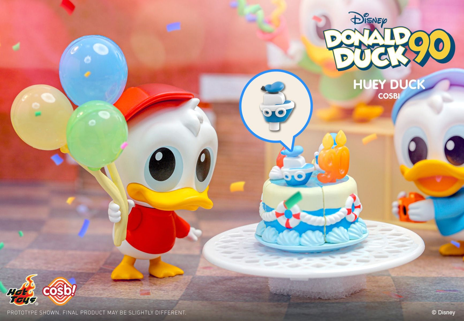Hot Toys Donald 90th - Donald Duck Birthday Cosbi Collection (Full set of 8)