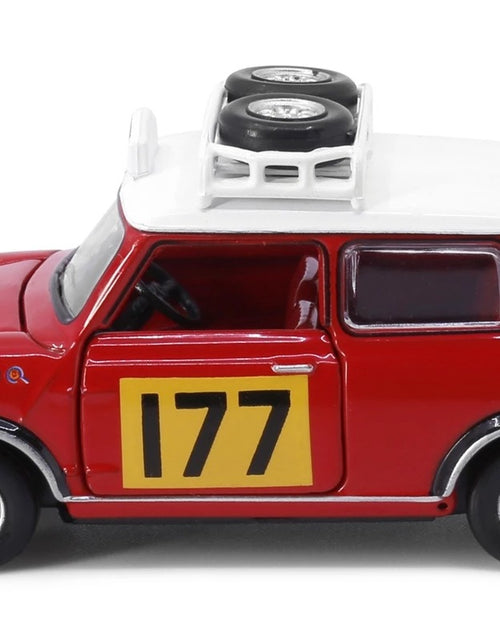 Load image into Gallery viewer, TINY Hong Kong #177 Mini Cooper Rally Red Mk1 Scale 1:50 Diecast Mini  Car
