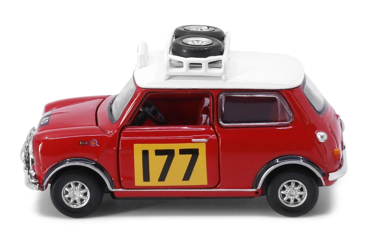 TINY Hong Kong #177 Mini Cooper Rally Red Mk1 Scale 1:50 Diecast Mini  Car