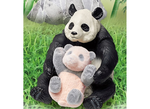 Load image into Gallery viewer, Takara Tomy Ania AL-27 Giant Panda Parent and Child Animal Figure
