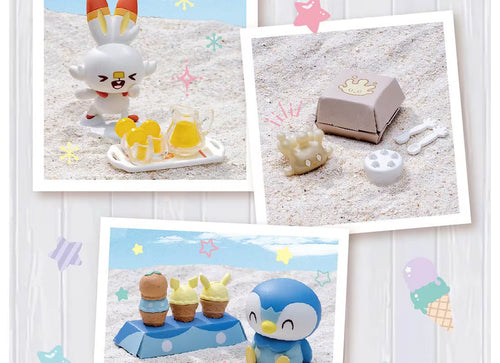 Load image into Gallery viewer, Takara Tomy Pokemon PokePeace Let`s Party Doll Set
