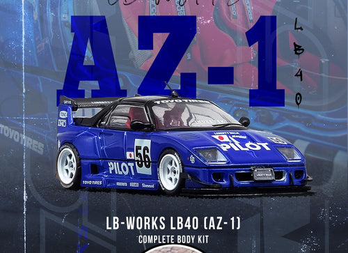 Load image into Gallery viewer, INNO64 1/64 MAZDA AZ-1 LIBERTY WALK LB40 "PILOT" Diecast Model Car
