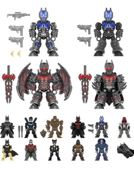 Blokees DC Defender Version 03 Arkham Chaos Prologue Full set of 12 Mini Figure