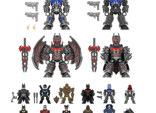 Load image into Gallery viewer, Blokees DC Defender Version 03 Arkham Chaos Prologue Full set of 12 Mini Figure

