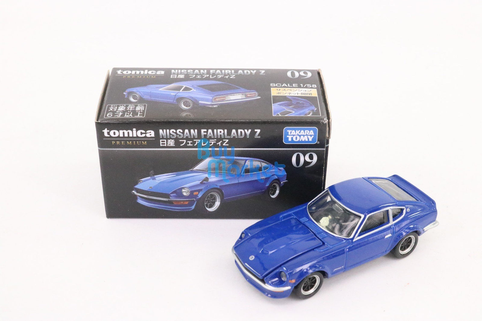Takara Tomy Tomica Premium No. 09 Nissan Fairlay Z Package Diecast Car Toy