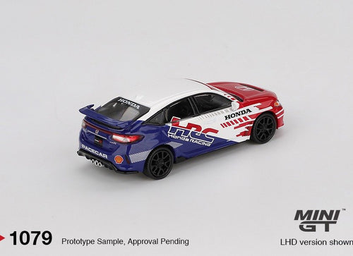 Load image into Gallery viewer, MINI GT #1079 Honda Civic TYPE R 2024 Pace Car HRC Diecast Model Car
