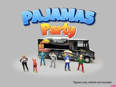 American Diorama 1:64 Figure Set: Pajamas Party AD-2436