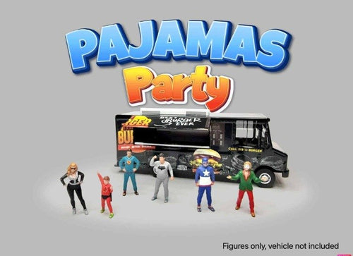 Load image into Gallery viewer, American Diorama 1:64 Figure Set: Pajamas Party AD-2436
